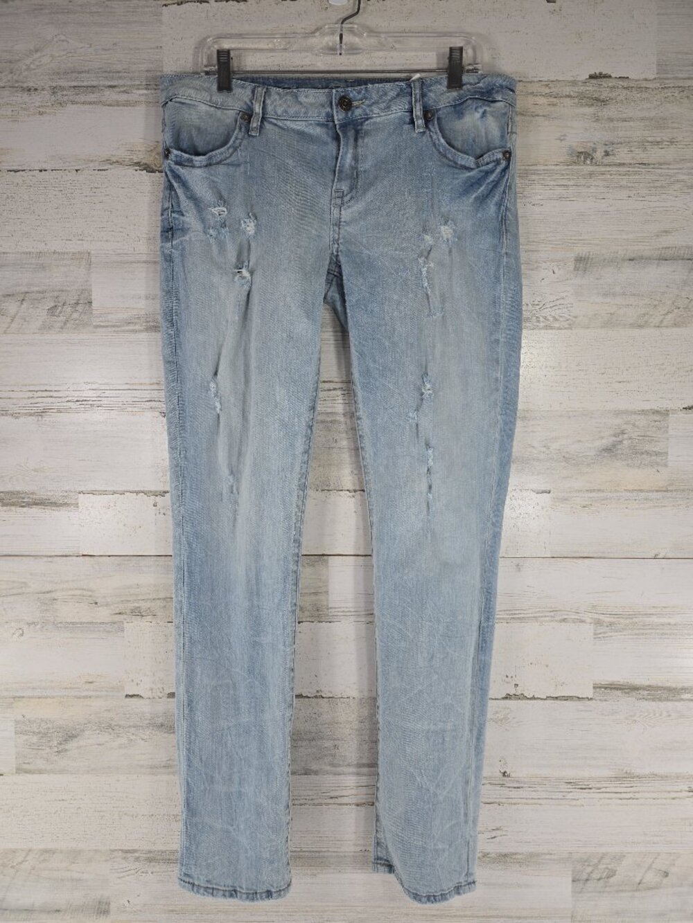 Buffalo David Bitton Mischa Rolled Up Stretch Boyfriend Jeans Women’s Size 32...